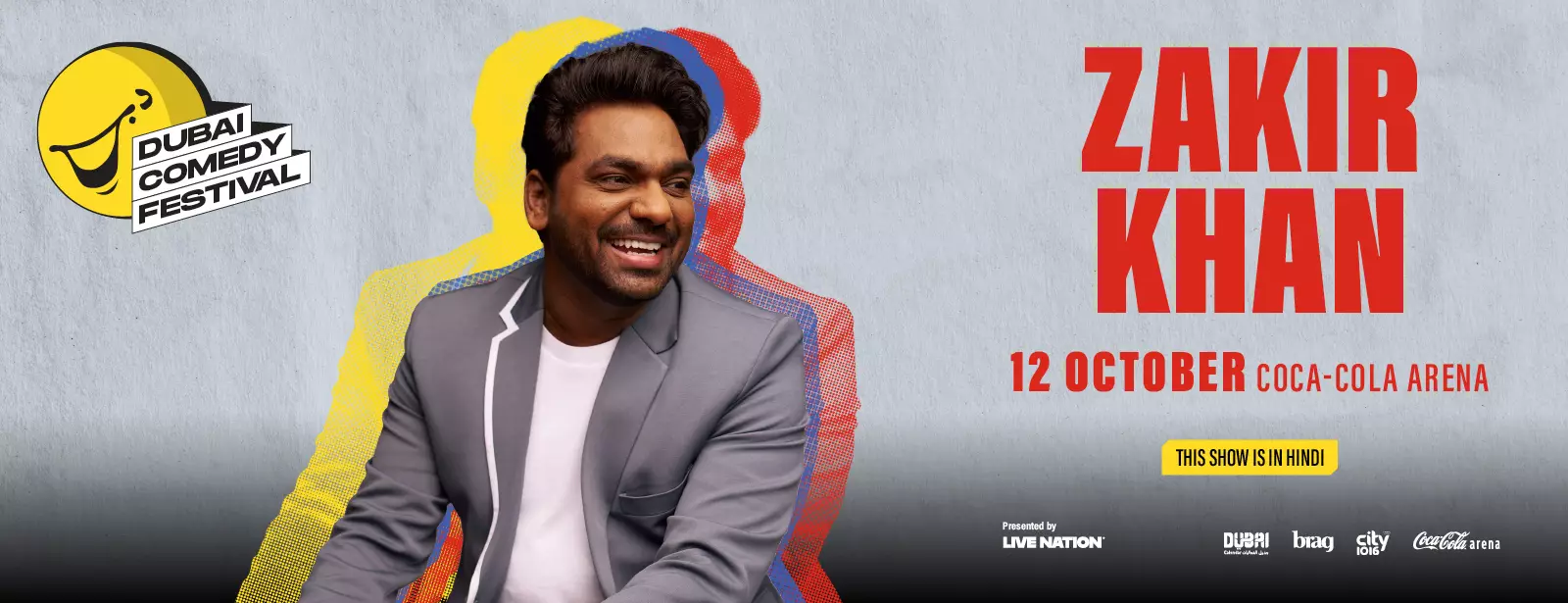 Zakir Khan Live at Coca-Cola Arena | Dubai Comedy Festival 2025